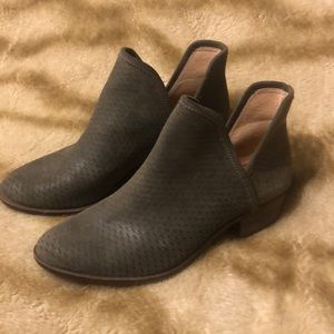 Lucky Brand Bailey Booties - Green